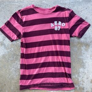 Aeropostale Pink and Red Tee